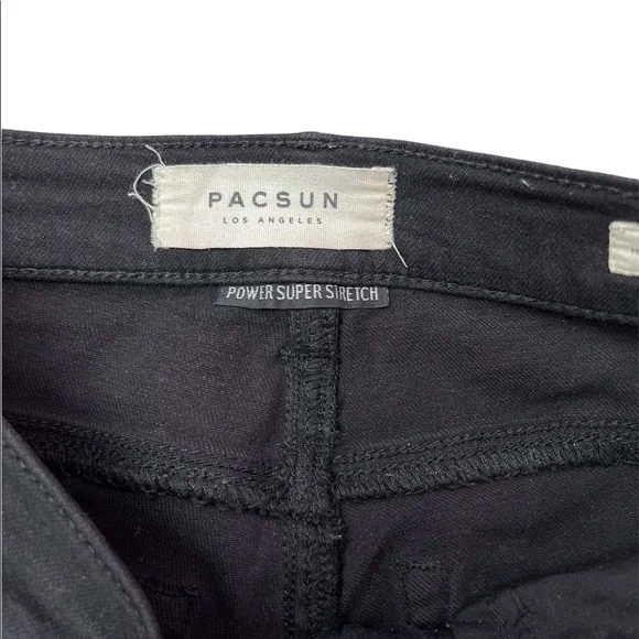 PacSun High-Rise Ankle Jegging Black size 23 (small) - Picture 6 of 12
